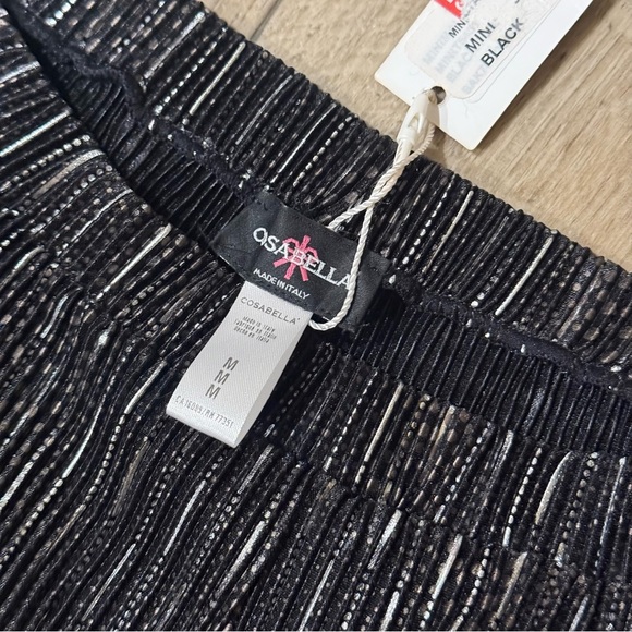 Cosabella Black and Silver Striped Pants Wide Leg Flowy NWT Medium - Picture 2 of 3